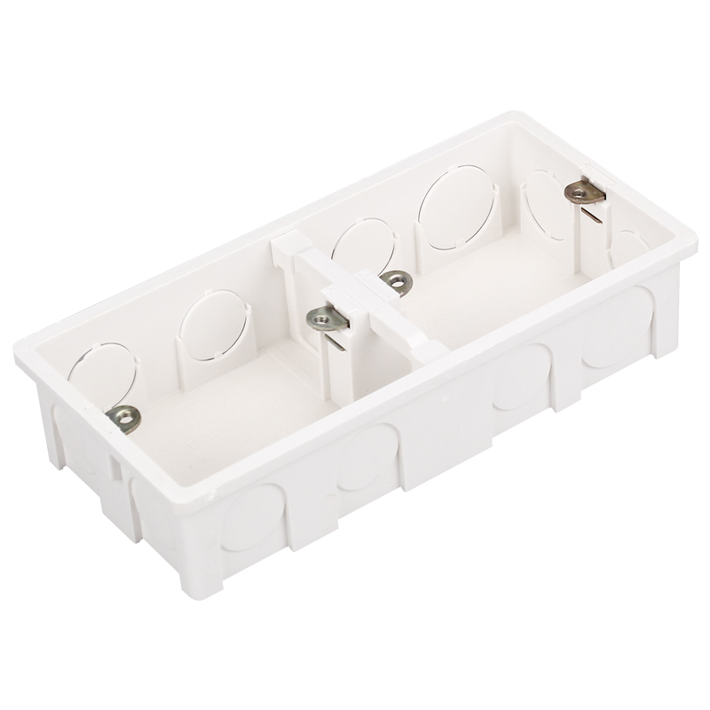 开关插座底座双盒图片