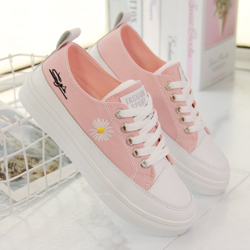 初中生女鞋夏季_夏季12大童少女孩帆布鞋子13百搭女生板鞋14初中学生