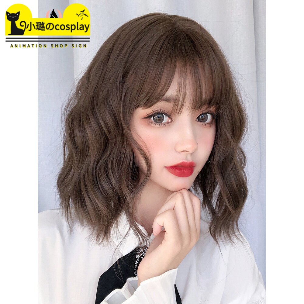 热销玉米烫短发圆脸