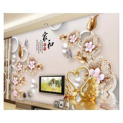 纸贴画装饰一小贴纸客厅图案整电视墙壁贴画自墙粘张背景墙电