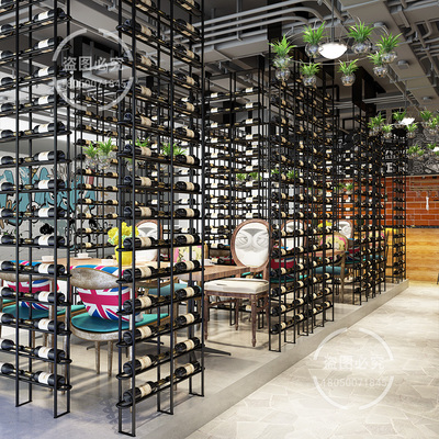 工业风装饰铁艺展示架图片