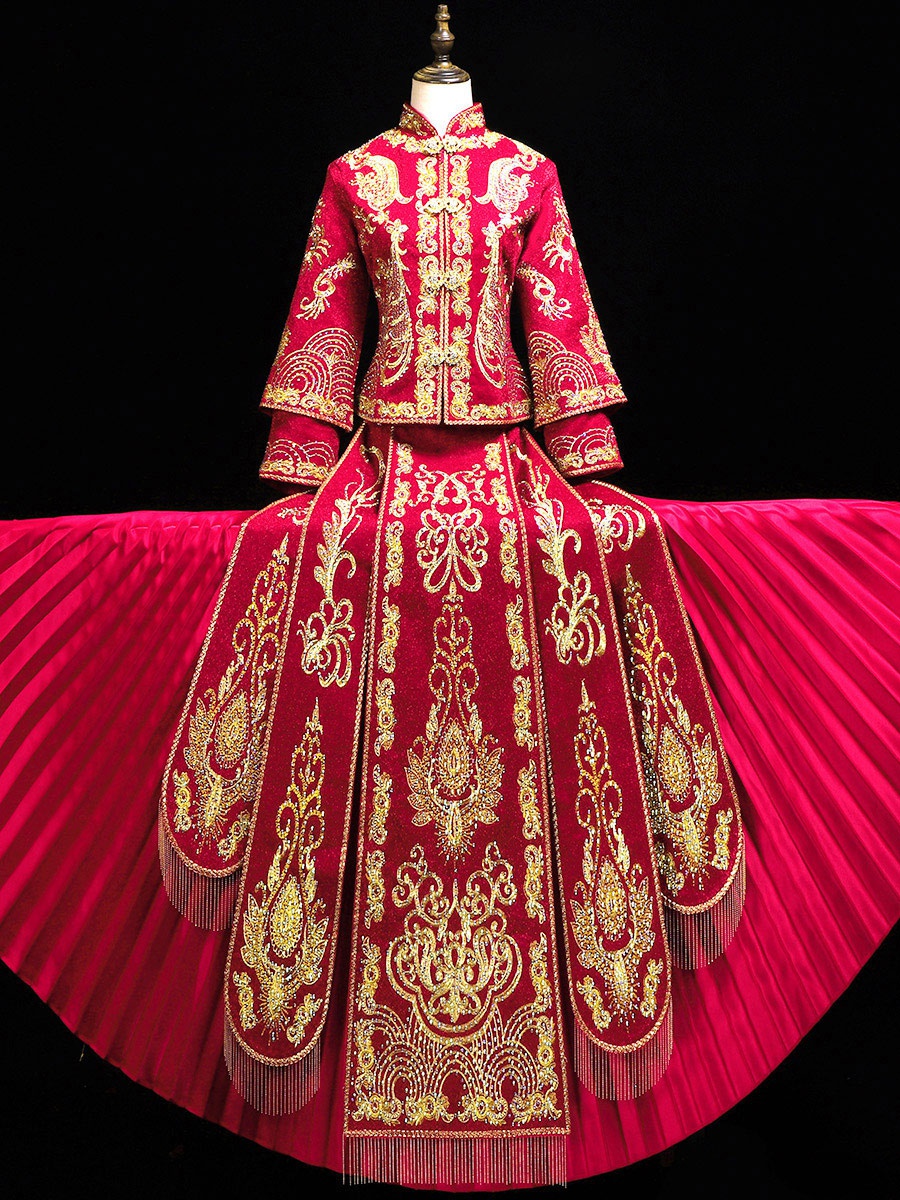 古装婚纱礼服新娘