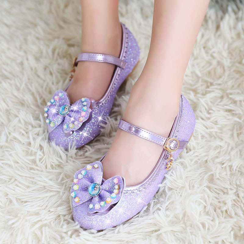 公主的天儿童穿c岁皮鞋小女孩平底76凉鞋9春夏鞋子舞蹈8女童10水