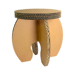 1(1折)已售0纸艺凳子 蜂窝纸板椅子瓦楞纸家具diy儿童手工板制作毕业