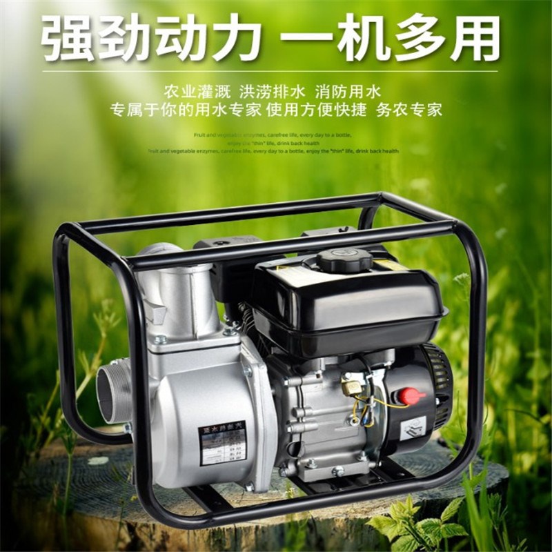 新款发电机抽水泵一体机300米螺杆泵高压山地自吸泵寸柴油机抽水