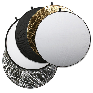 反光板110cm五合一便携折叠挡光板人像摄影器材柔光板照相补光.