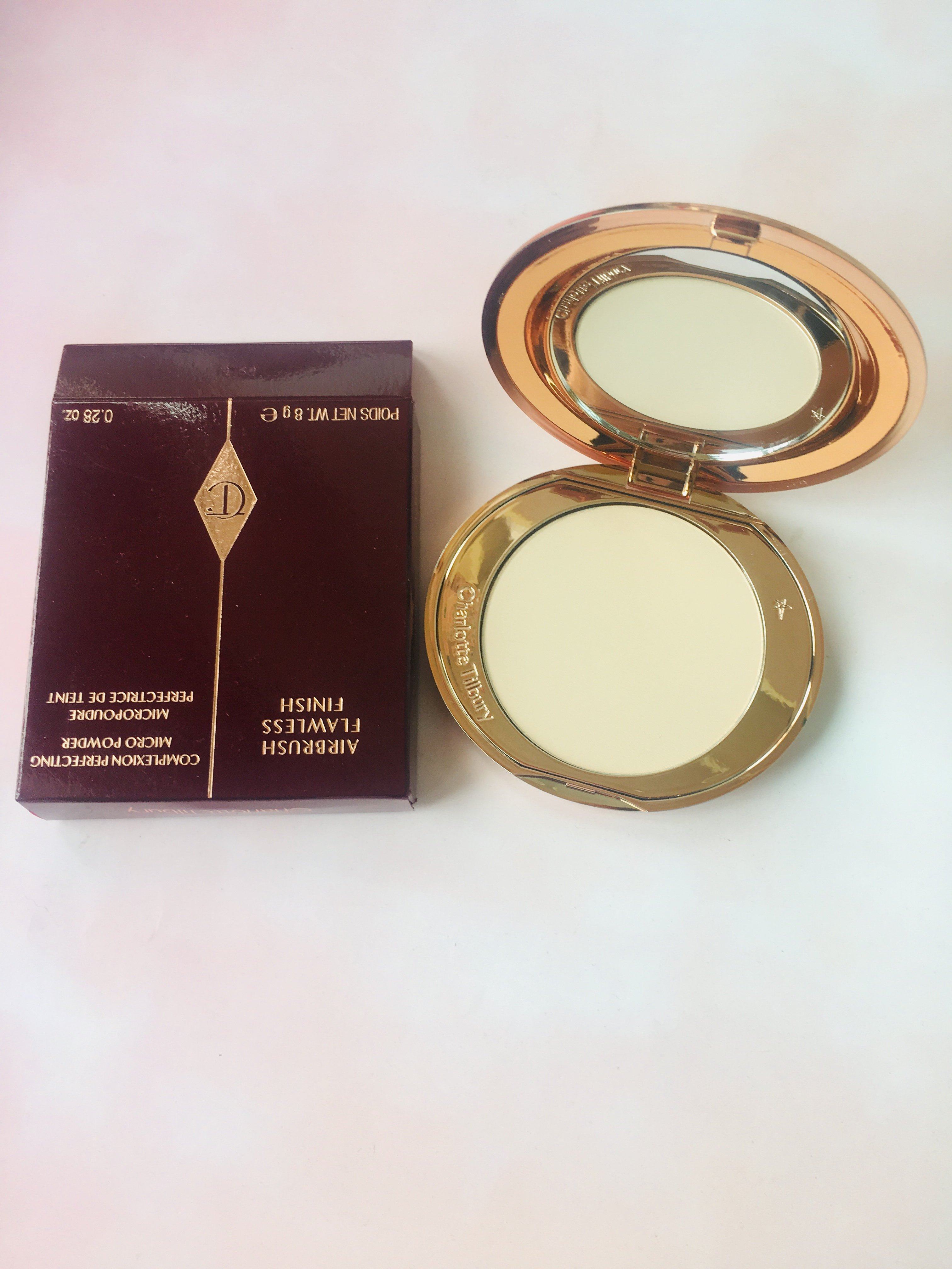 现货charlottetilbury无暇清透持久蜜粉ct粉饼散粉1号fair