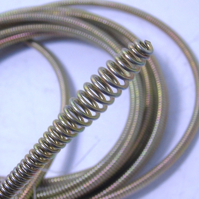 i管道疏通机配件10mm钢丝弹簧8米软簧通下水道手电钻疏通滚筒2z0