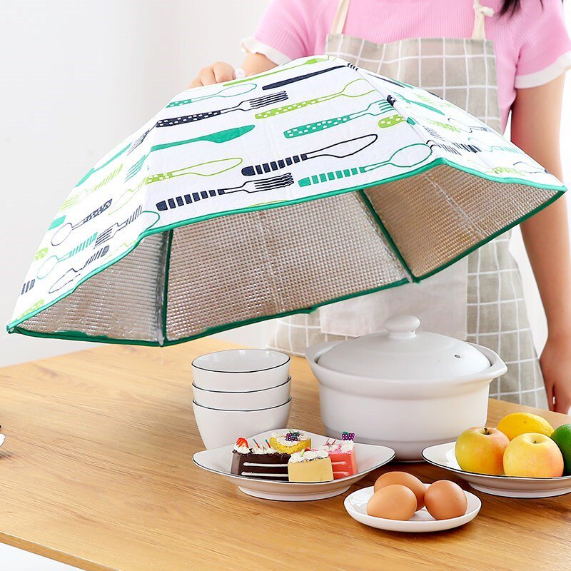 家用保温罩菜罩可折叠菜盖大号饭菜食物小号盖菜罩子x厨房保暖台
