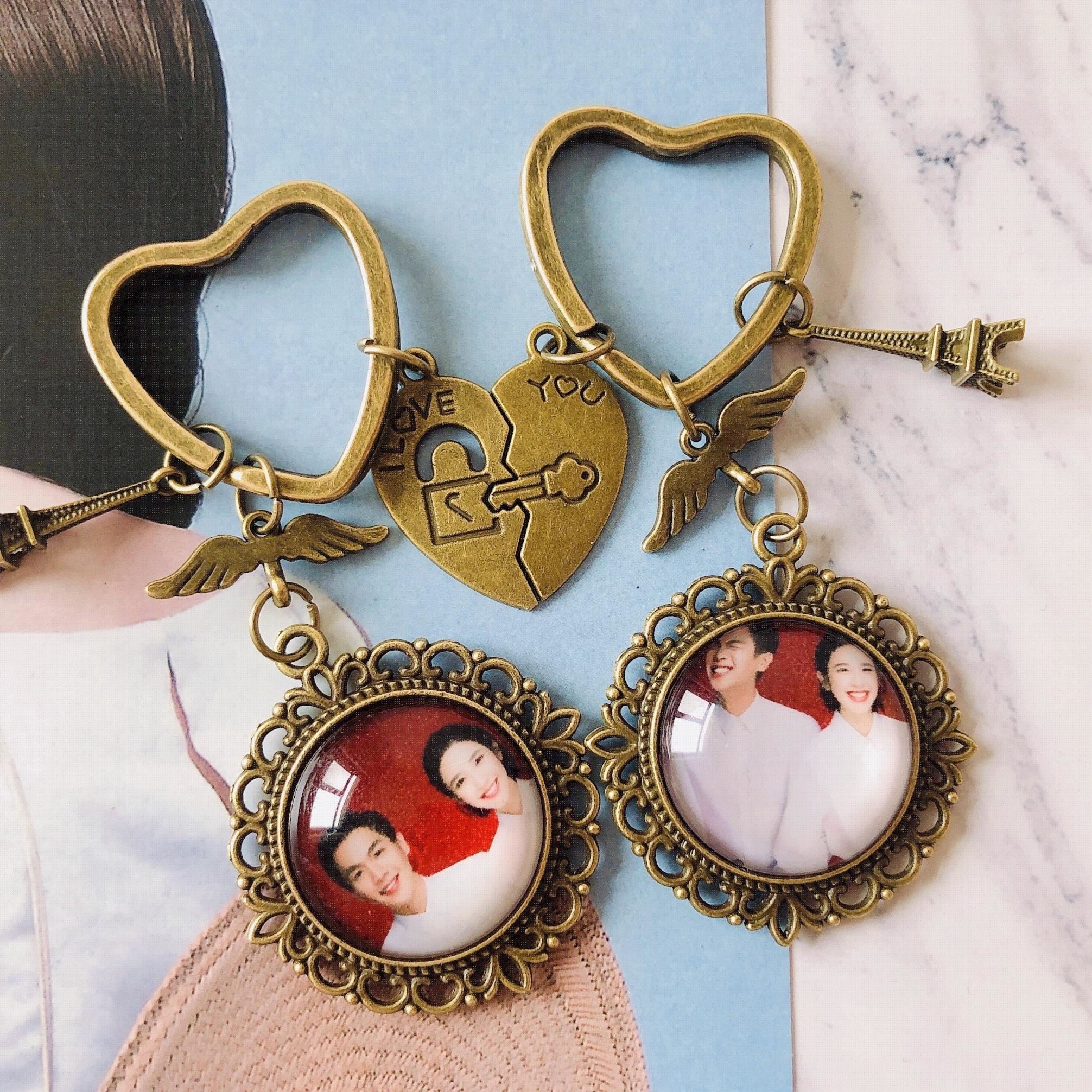 钥匙扣情侣照片型图片