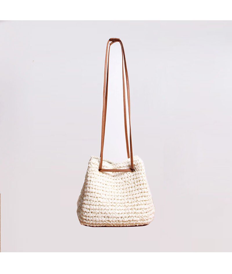 2019新款日系草编包森女单肩斜挎手工草包编织包小包女度假沙滩包