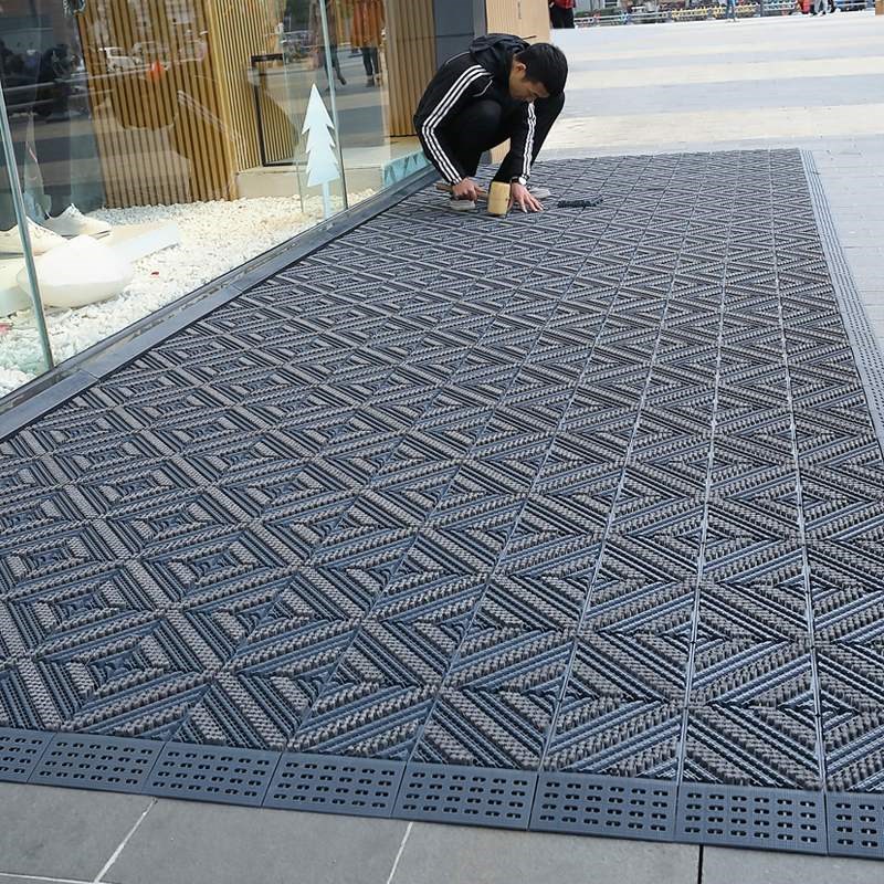 特价三合一地垫_室外地垫户外庭院塑料地毯防水防滑三合一进门拼接