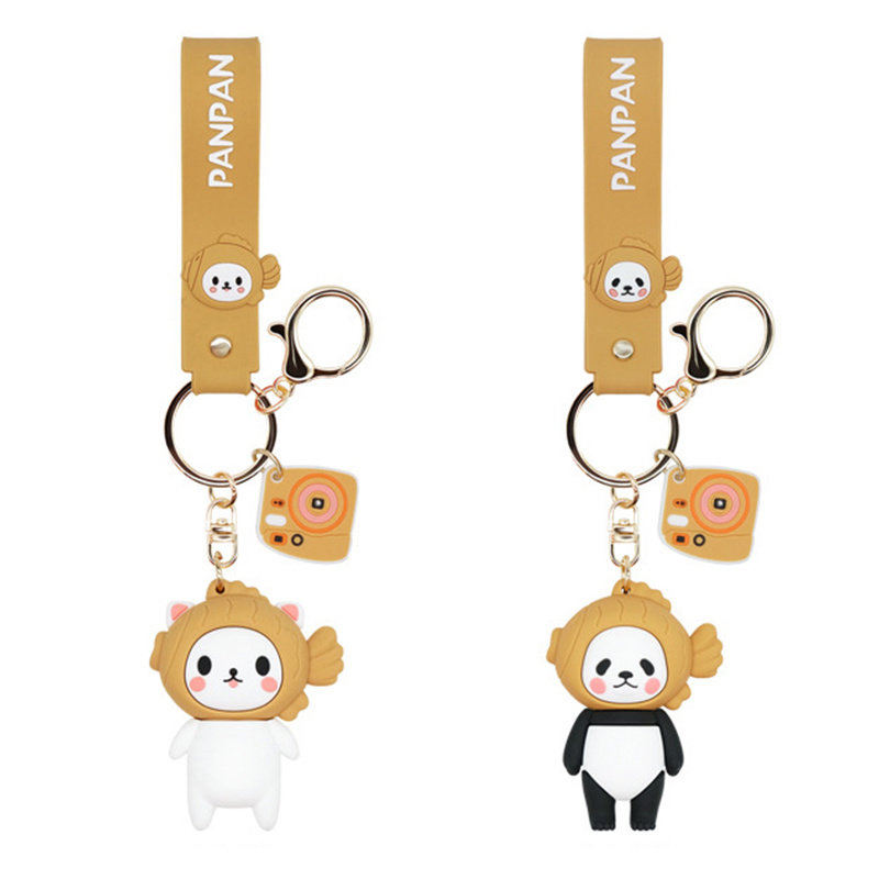 照片定制情侣diy钥匙扣链一对可爱个性创意定做头像汽车背包挂件