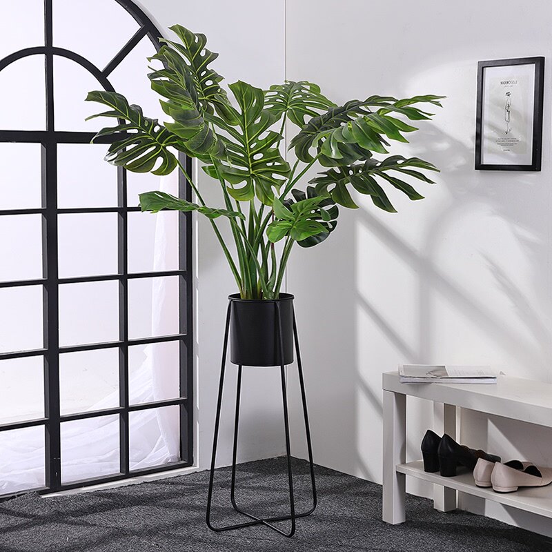 内客花盆台简花落架创阳现l欧室地萝式瓶意代花约厅花铁绿艺北