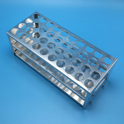 铝制试管架铝合金试管架不锈钢实验铝试管架32孔36孔40孔50孔60k