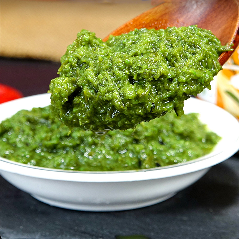 一折自制火锅蘸料_新疆包邮野生韭菜花酱非内蒙古草原自制农家特产下