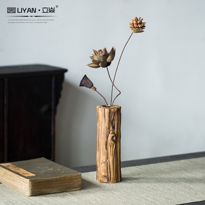 【木头花瓶干花图片】木头花瓶干花图片大全_q友网