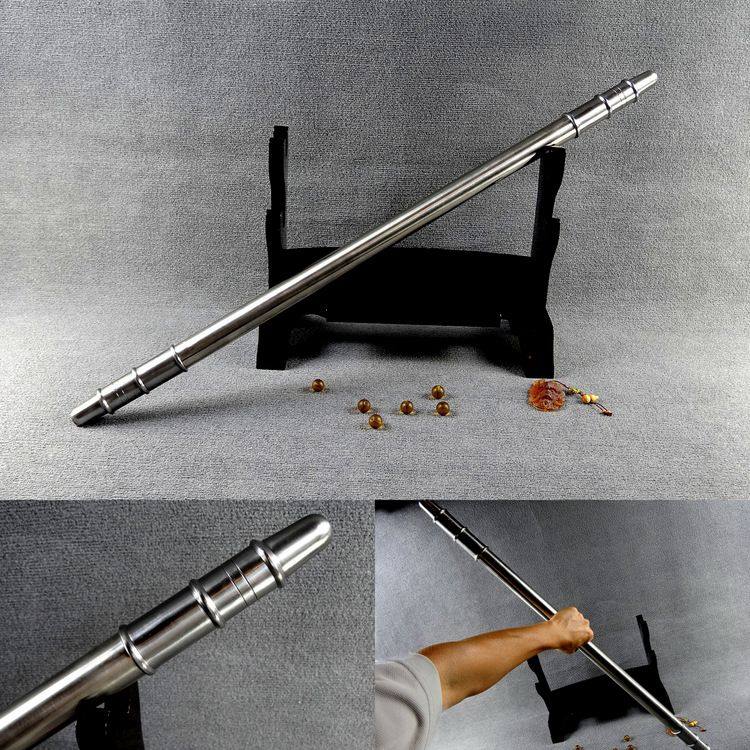 龙泉市手棍全钢兵器直棍武术功夫练习少林忠心更多武术装备