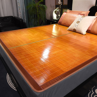 竹子凉席竹席竹片夏季双面夏天折叠可大床寝室单件老式家用冰丝