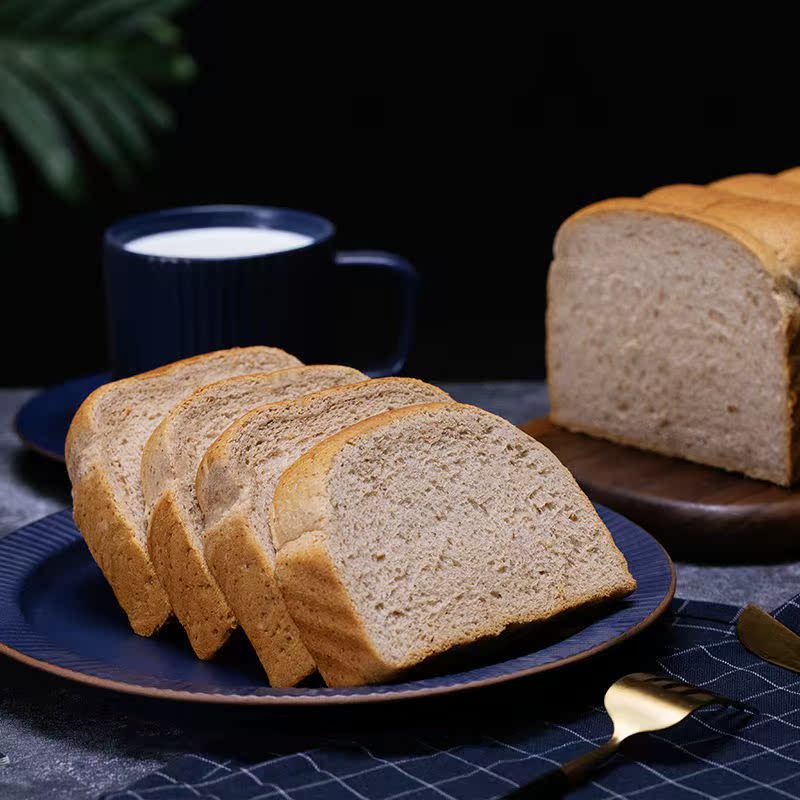 【老胡推荐】朗丽全麦吐司面包黑麦零食品粗粮代餐饱腹吐司1kg