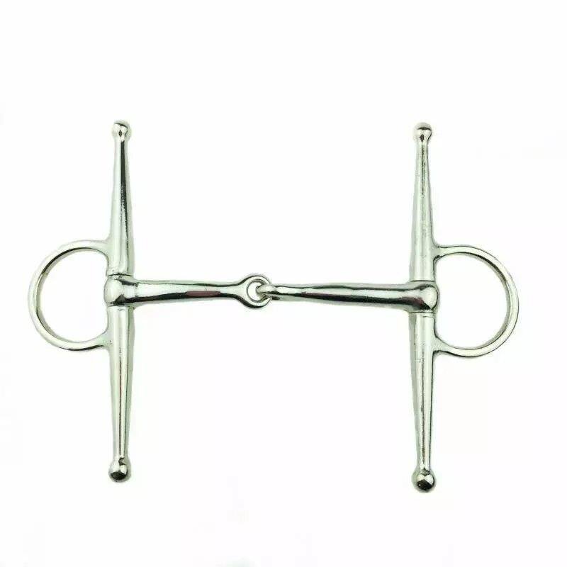 马术用品马嚼子不锈钢电镀o型h型口衔铁骑马赛马笼头马具买十送1