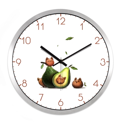 挂钟客厅圆形卡通可爱图片