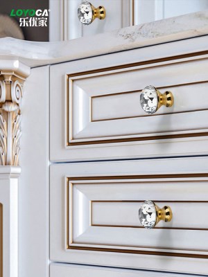 欧式衣柜拉手高档水晶图片