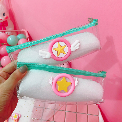 星星透明笔袋图片