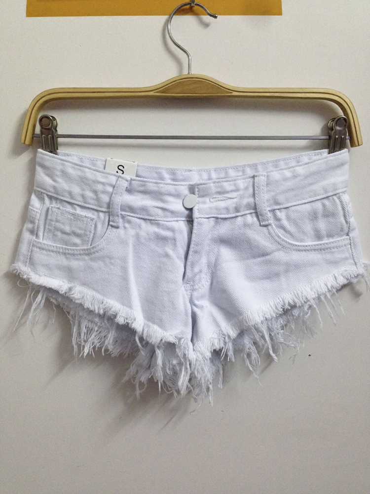 韩版低腰超短裤图片
