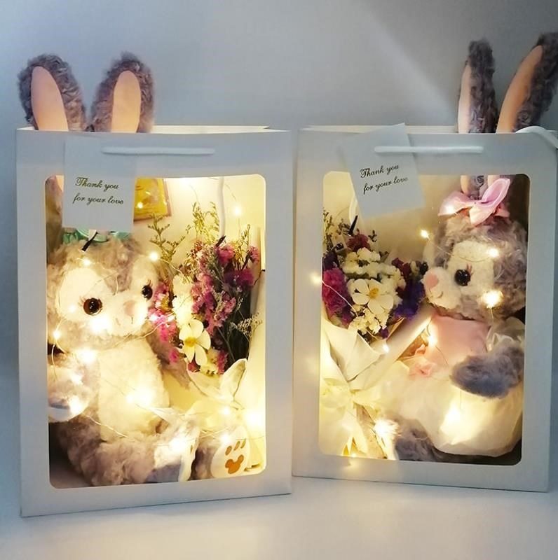 星黛露花束公仔毕业生日情人节礼物送女生闺蜜女朋友实用特别