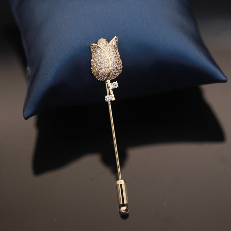 胸针女一字插式图片