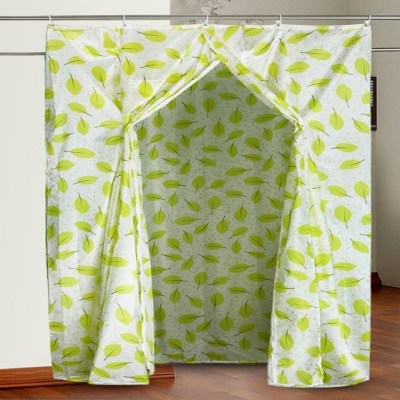 涤纶布浴罩洗澡帐保暖浴帐长方形家用冬天浴帘成人加厚保温带拉链