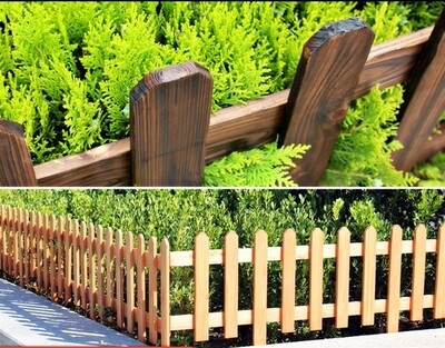 花池篱笆栅栏栅栏小围栏花坛栏杆花园庭院护栏塑料防腐木木质