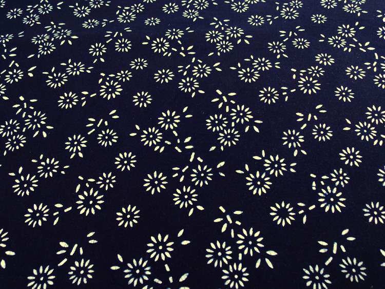 乌镇特产蓝印花布青花布面料手工布艺diy中国风中式桌布窗帘布料