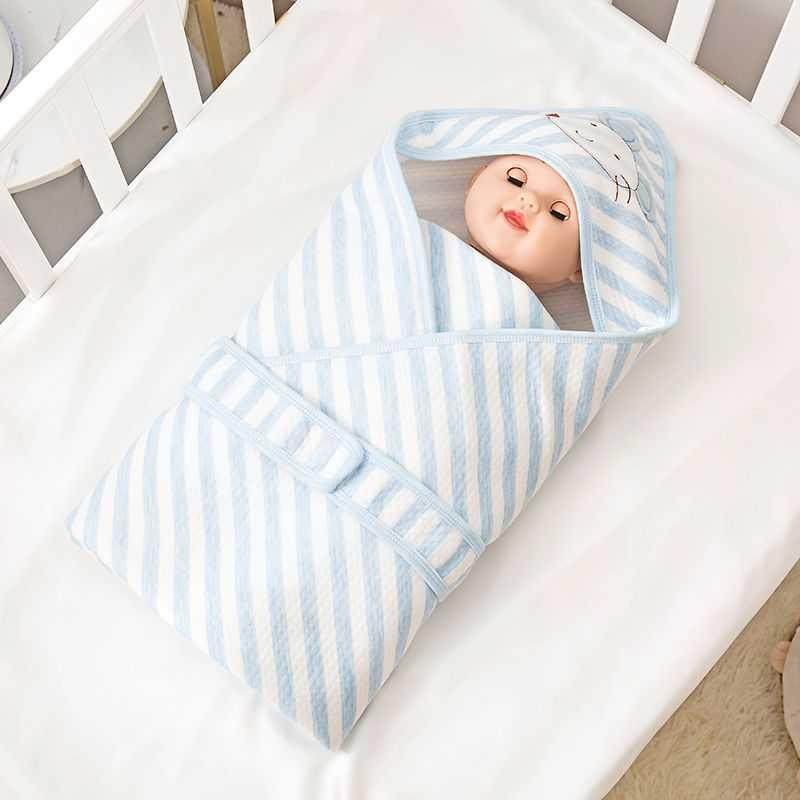 婴儿抱被新生儿纯棉包被巾宝宝包布襁褓全棉裹布秋冬春夏保暖包