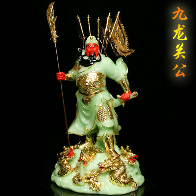 武财神九龙关公图片