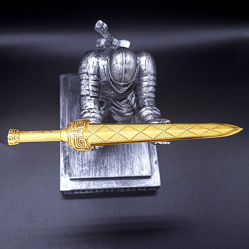 足金9999黄金纯金宝剑投资金条天下剑镇宅纪念礼品摆件空d运包邮