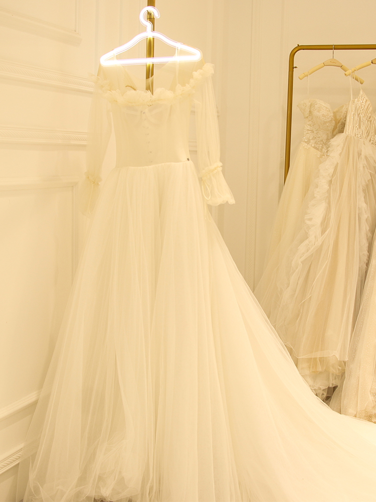 led衣架霓虹灯网红卧室房间求婚浪漫布置挂婚纱装饰彩灯创意in