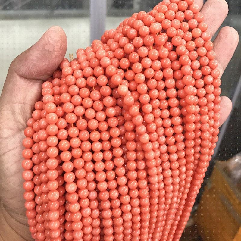 粉色珊瑚珠图片