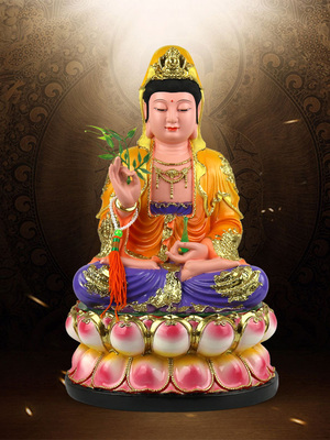 【彩绘玻璃钢观音佛像图片】彩绘玻璃钢观音佛像图片大全_q友网