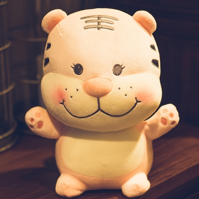 老虎布娃娃女生儿童可爱图片