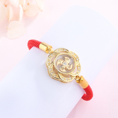 泰国佛牌真品龙婆本庙破太岁化太岁红绳转运轮手链招财时来运转