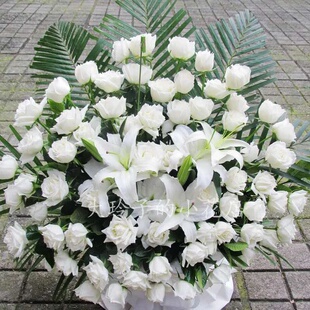 殡葬用品鲜花花圈白事丧事葬礼同城配送忻州市五寨岢岚河曲保德县