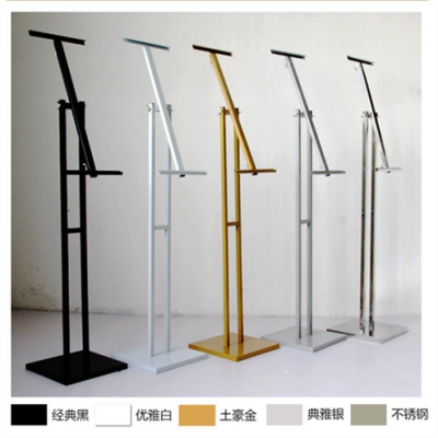 立牌落地不锈钢广告牌标牌水牌指示牌售楼部宣传展架金属底座.