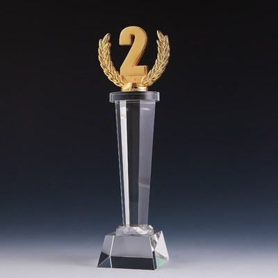 数字等奖足球123金属水晶季军奖制作q比赛亚纪念篮球冠颁奖奖杯