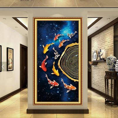 进门玄关走廊过道装饰画3d立体