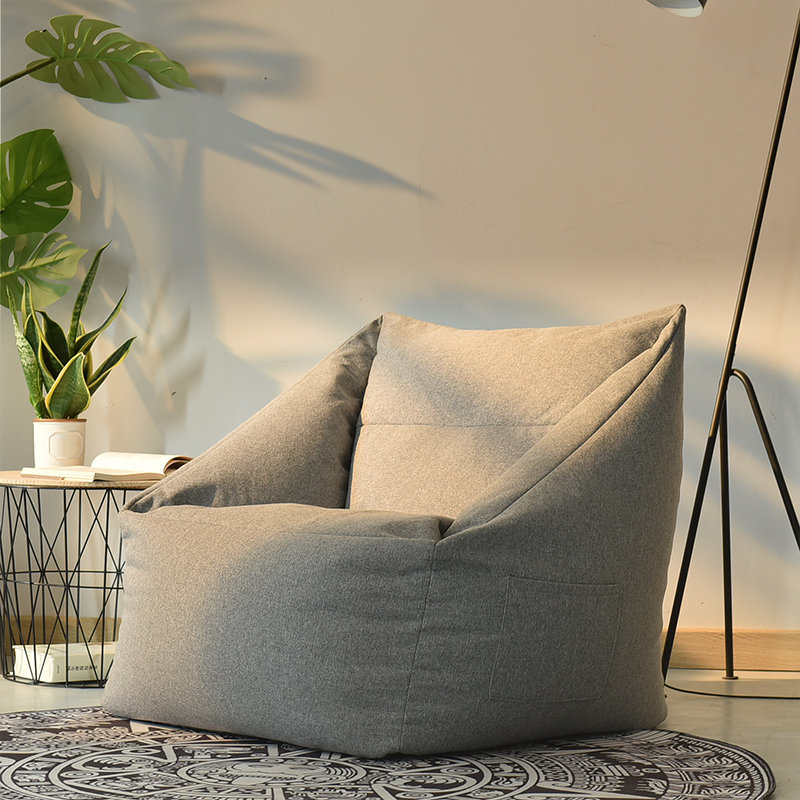 北欧muji懒人沙发epp豆袋榻榻米简约单人沙发休闲椅客厅阳台躺椅