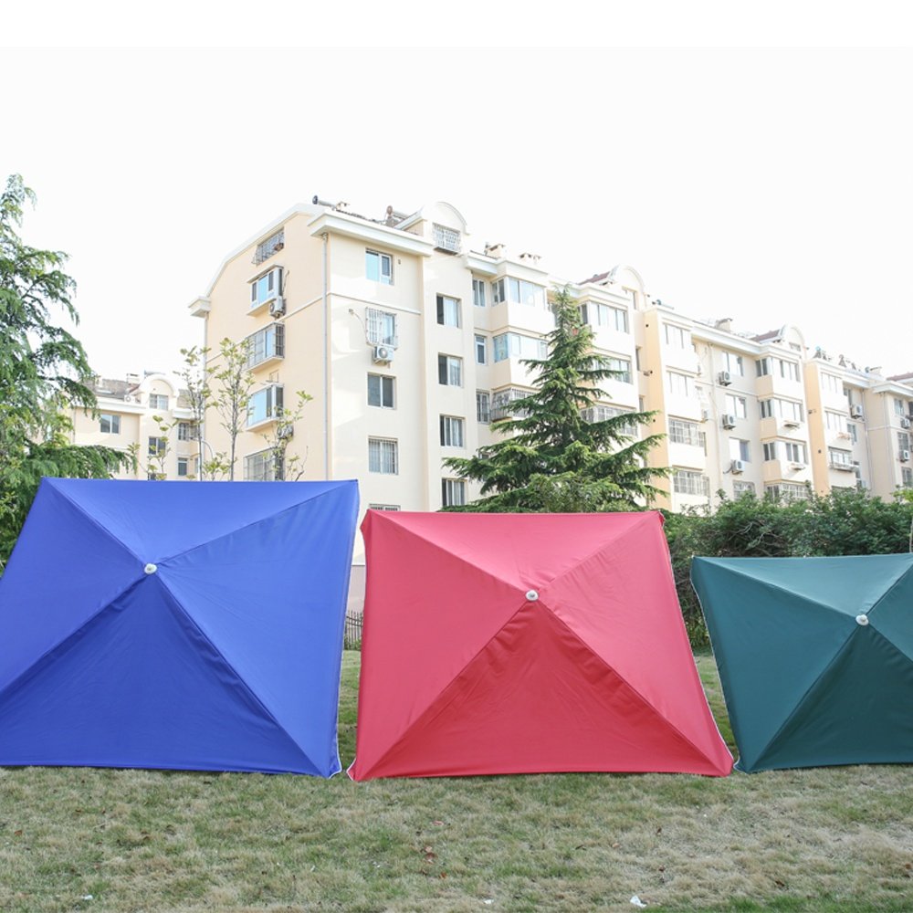 户外摆摊大方伞太阳伞印字大伞长方形遮阳伞大四方防风折叠z地摊