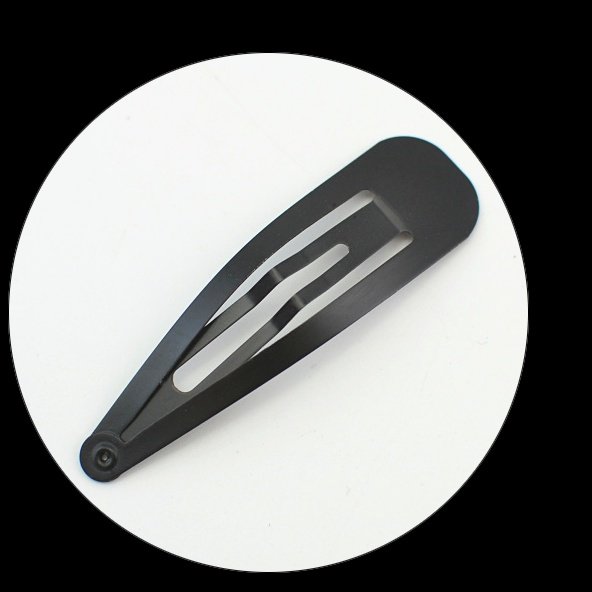 夹子头发黑色女发夹超刚夹小夹黑夹子碎线卡一字紧钢黑卡子小号