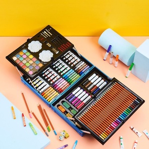 小学生画画套装绘画工具儿童画笔水彩笔幼儿园美术学习用品一整套